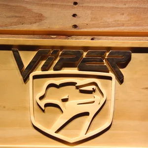 Dodge Viper Wood Sign