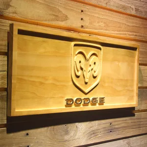 Dodge Wood Sign