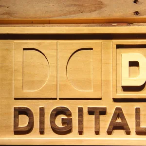 Dolby Digital Plus Wood Sign