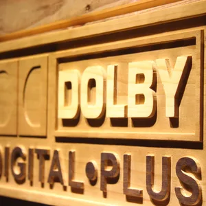 Dolby Digital Plus Wood Sign
