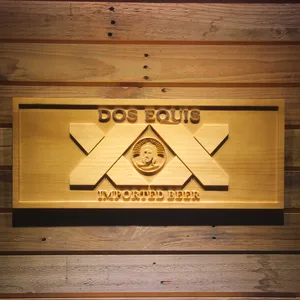 Dos Equis Wood Sign