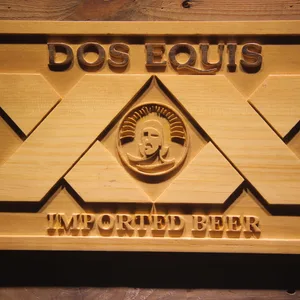 Dos Equis Wood Sign