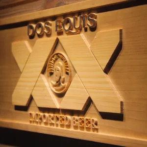Dos Equis Wood Sign