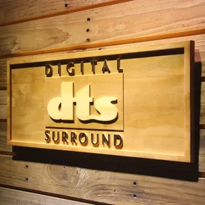 dts Digital Surround Wood Sign