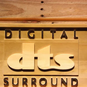 dts Digital Surround Wood Sign