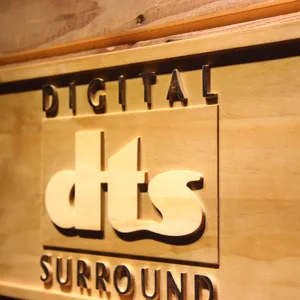 dts Digital Surround Wood Sign