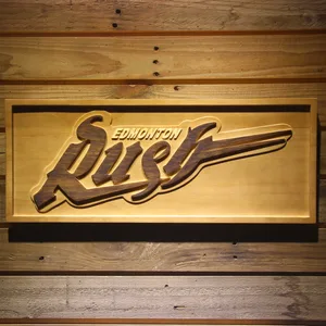 Edmonton Rush Wood Sign - Legacy Edition