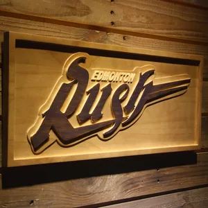 Edmonton Rush Wood Sign - Legacy Edition