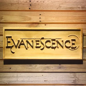 Evanescence Wood Sign