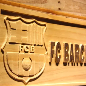 FC Barcelona Wood Sign