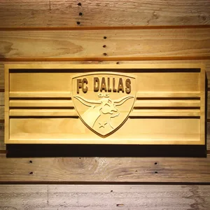 FC Dallas Wood Sign