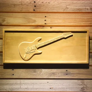 Fender Stratocaster Wood Sign