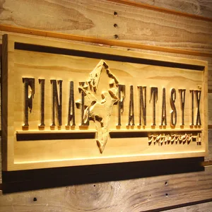 Final Fantasy IX Wood Sign