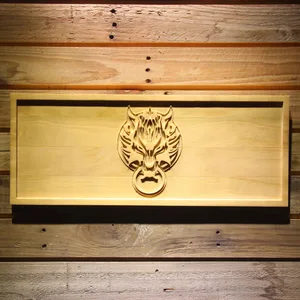 Final Fantasy VII - Fenrir Wood Sign