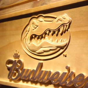 Florida Gators Budweiser Wood Sign