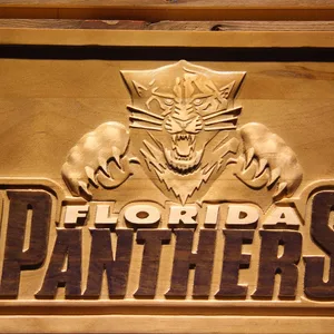 Florida Panthers Wood Sign - Legacy Edition