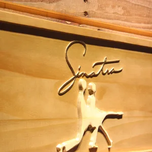 Frank Sinatra Silhouettes Wood Sign