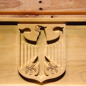 German Eagle Flag Wood Sign