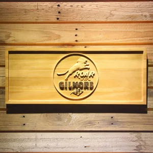 Gilmore Gasoline Wood Sign