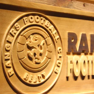 Glasgow Rangers FC Wood Sign - Legacy Edition