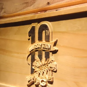 Green Bay Packers 10th Anniversary Wood Sign - Legacy Edition