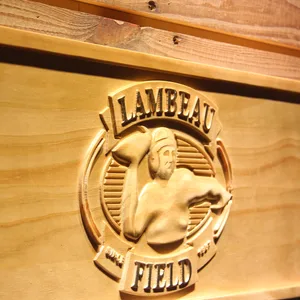 Green Bay Packers Lambeau Field Wood Sign