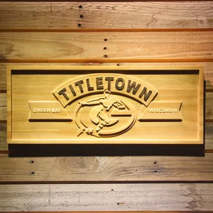 Green Bay Packers Titletown Wood Sign