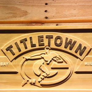 Green Bay Packers Titletown Wood Sign
