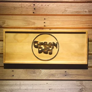 Green Day Kerplunk Wood Sign
