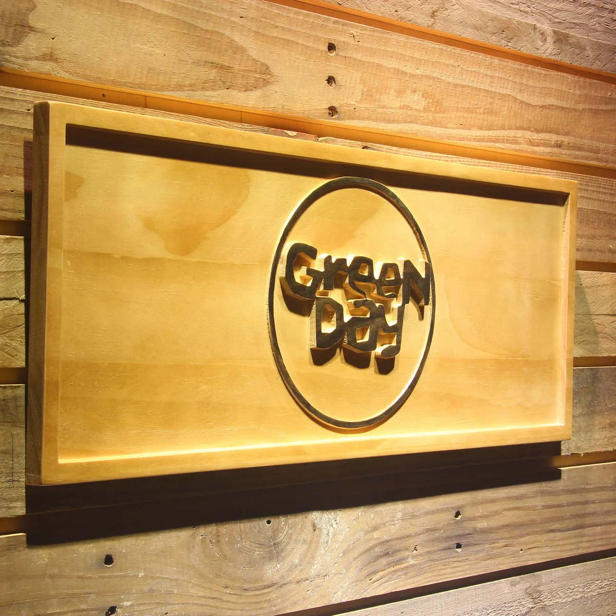 Green Day Kerplunk Wood Sign