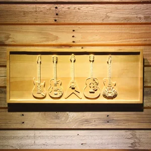 Guitars 1 Wood Sign