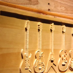 Guitars 1 Wood Sign