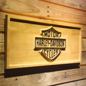 Harley Davidson Wood Sign