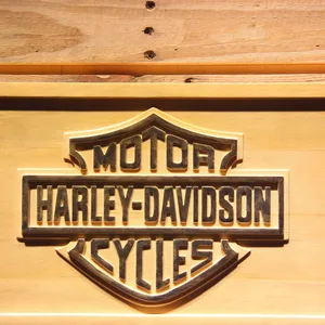 Harley Davidson Wood Sign