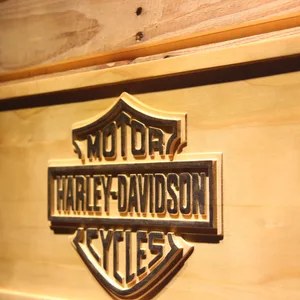 Harley Davidson Wood Sign