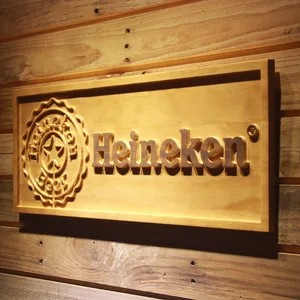 Heineken Crown Wood Sign