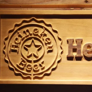 Heineken Crown Wood Sign