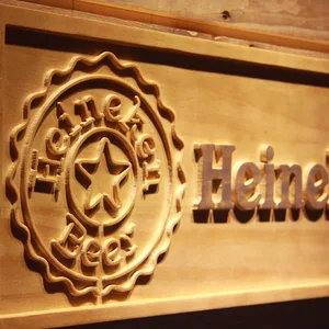 Heineken Crown Wood Sign