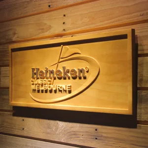 Heineken Golf Classic Melbourne Wood Sign