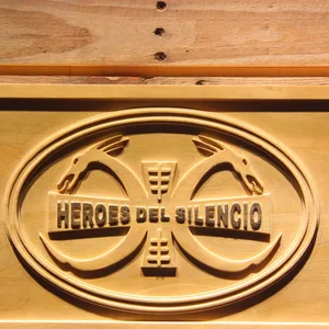 Heroes Del Silencio Dragons Wood Sign