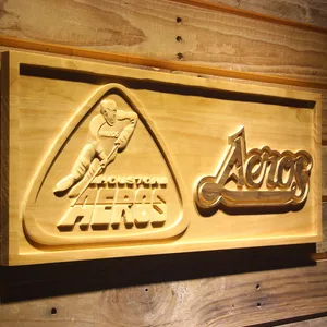 Houston Aeros Wood Sign - Legacy Edition