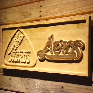 Houston Aeros Wood Sign - Legacy Edition
