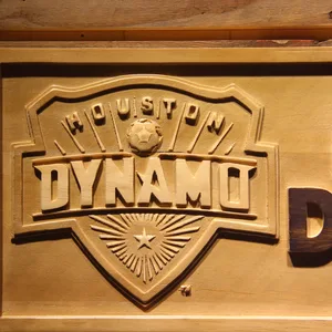 Houston Dynamo Wood Sign