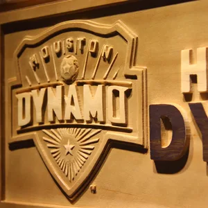 Houston Dynamo Wood Sign