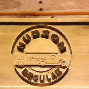 Hudson Hi-Octane Gasoline Wood Sign