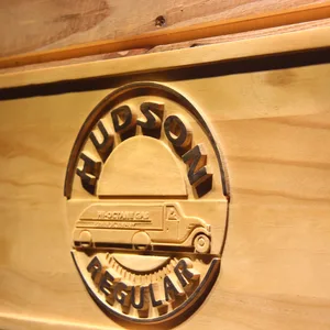 Hudson Hi-Octane Gasoline Wood Sign