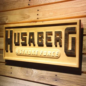 Husaberg Wood Sign