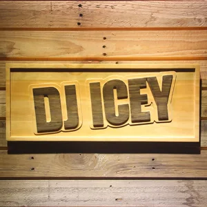 Icey Wood Sign