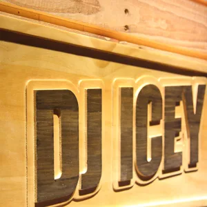 Icey Wood Sign