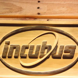 Incubus Orbit Wood Sign